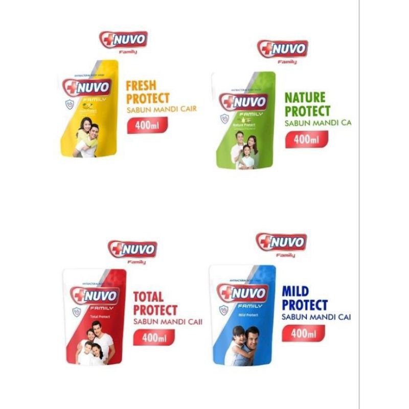 Sabun mandi cair Nuvo 400ml / Nuvo cair / sabun mandi cair / Nuvo