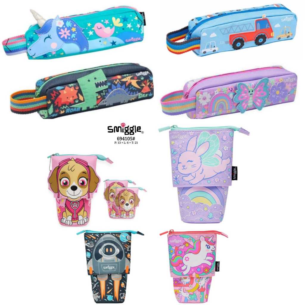 

Smiggle Pencil Case Teeny Tiny FLIP Tempat Pensil Unicorn Black Pink Boy Girl Serbalaris88