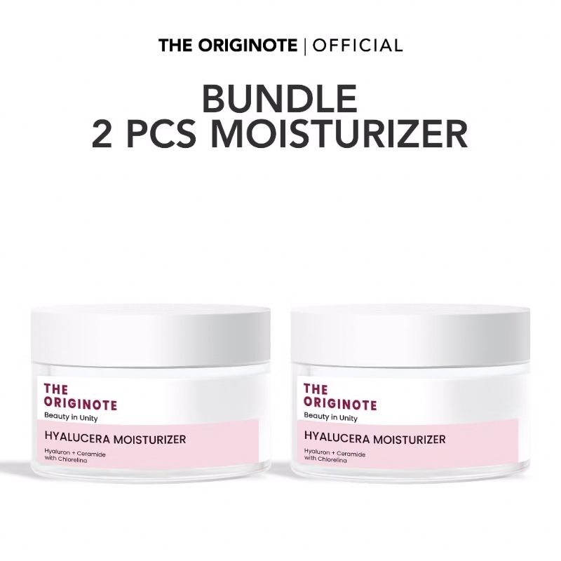 The Originote Bundle 2pcs Hyalucera Moisturizer - Hyaluronic Acid + Ceramide + with Chlorelina