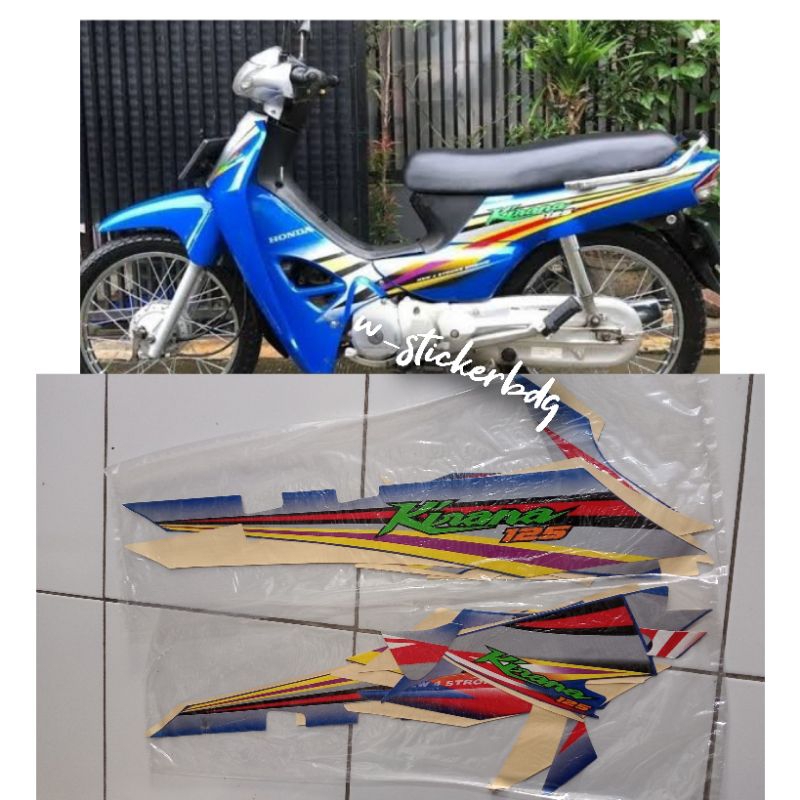 Striping Stiker Lis Honda Kirana 2003 2004 Biru