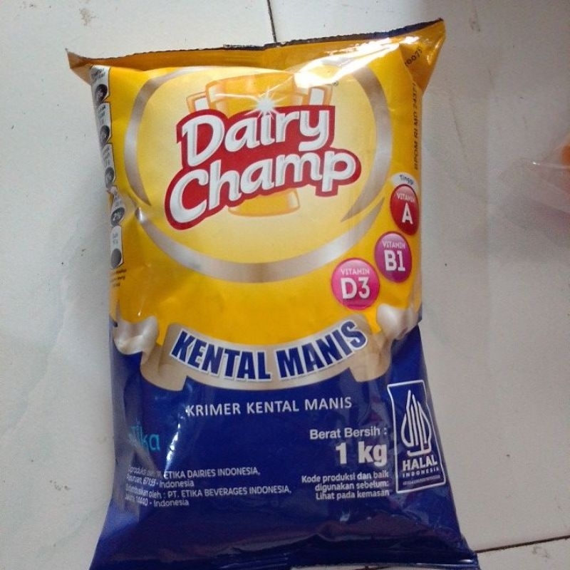 

susu dairy champ kemasan 1kg