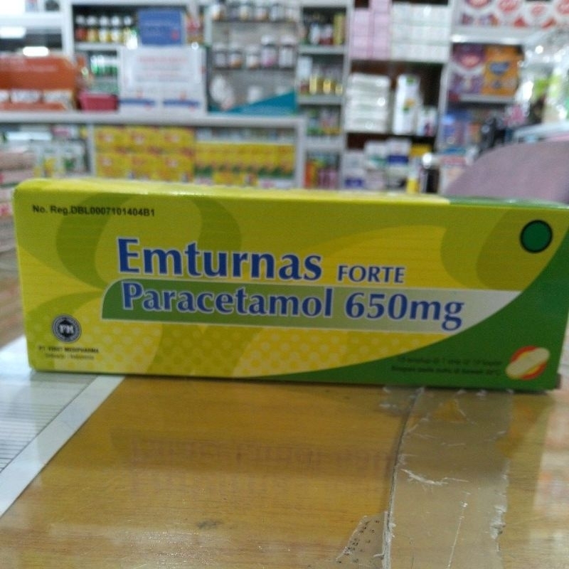 EMTURNAS FORTE(paracetamol 650mg) perbox