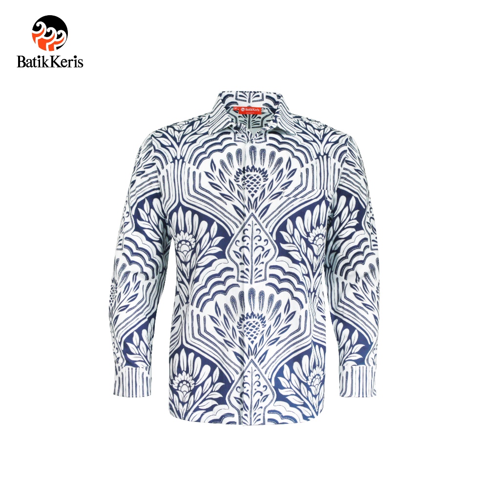Batik Keris Kemeja Batik Pria Reguler Fit Lengan Panjang Keris Padma Ndalu