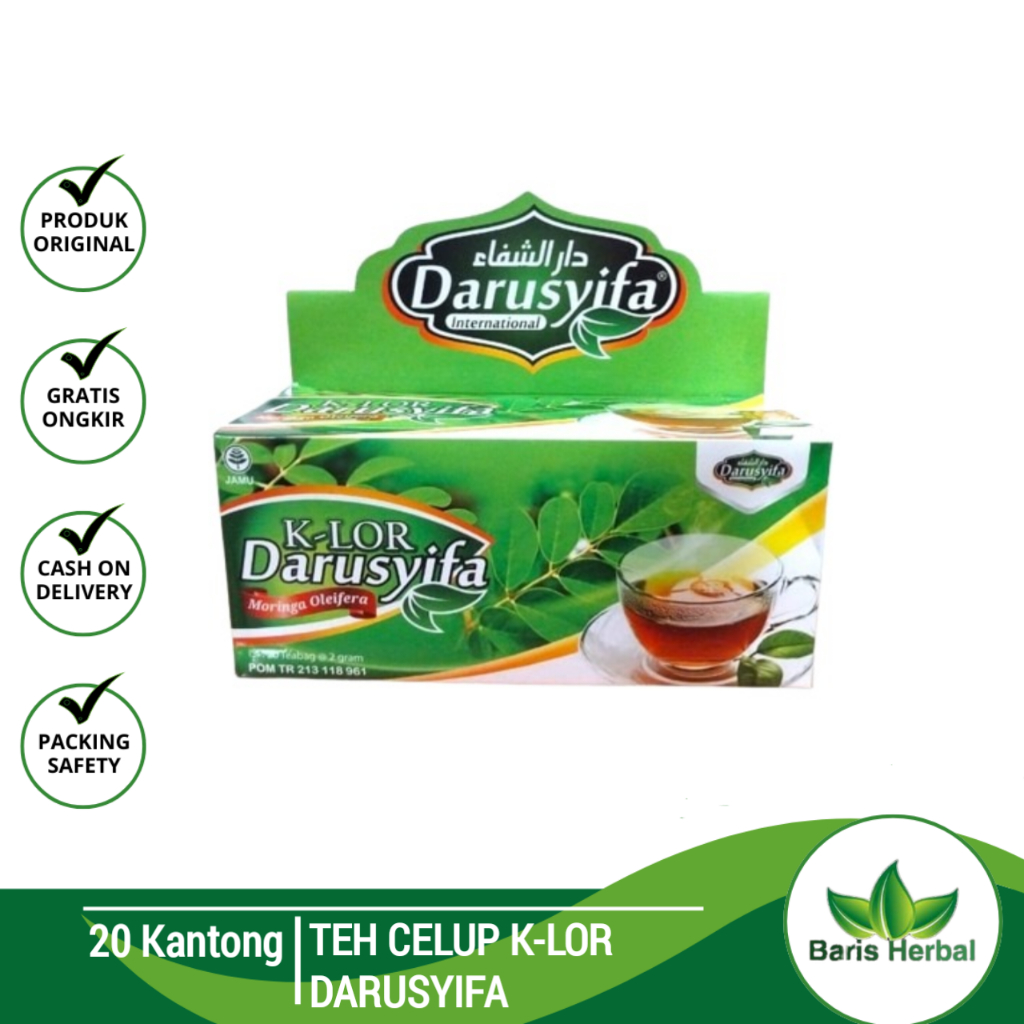 

Teh Celup K-Lor | Teh Daun Kelor Darusyifa Isi 20 ORIGINAL