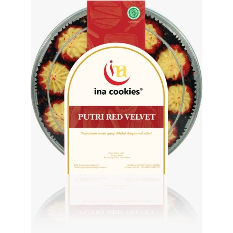 

Ina Cookies Putri Red Velvet Toples Reguler Jar Hampers Kue Kering Lebaran Idul Fitri 2025 rekomendasi cemilan enak