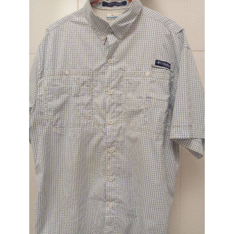 Kemeja Preloved lengan pendek Columbia