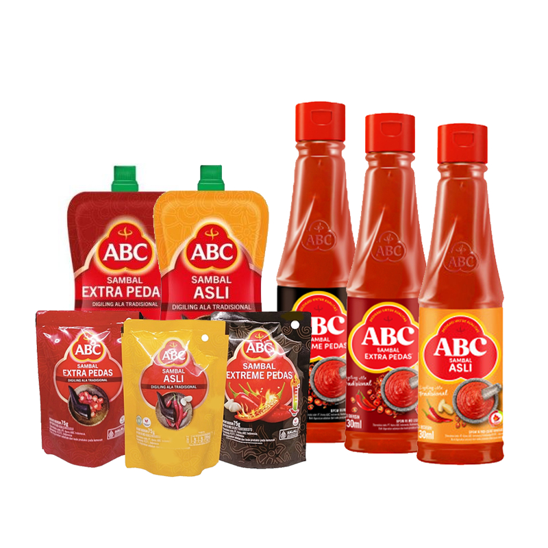 

ABC SAUS SAMBAL KEMASAN BOTOL 130ML ALL VARIAN