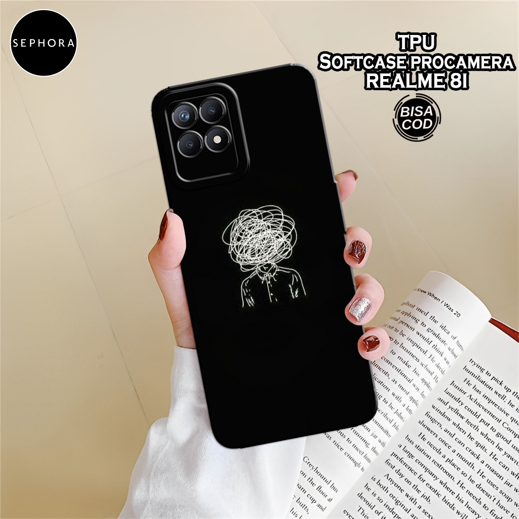 Case Realme 8i Terbaru - Fashion Case Aesthetic - Softcase Realme 8i Terbaru - Case Pro Camera - Cas