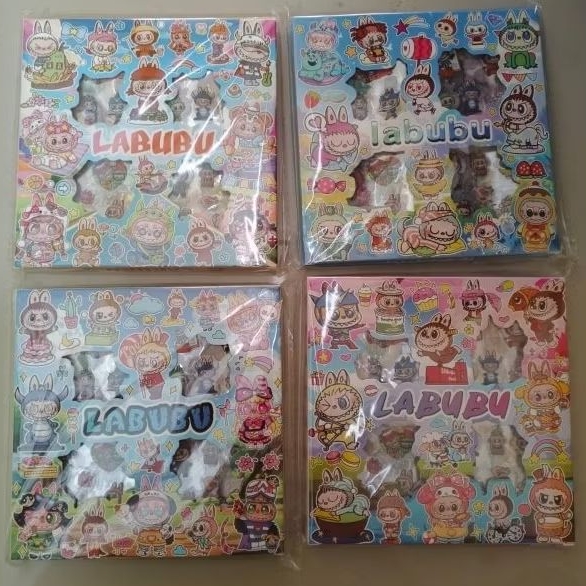 

STICKER MOTIF LABUBU | (1 BOX) ISI 100PCS