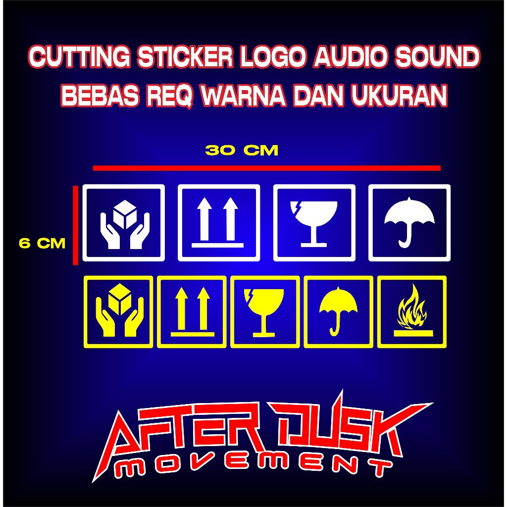 

STICKER FRAGILE TIMBUL / CUTTING