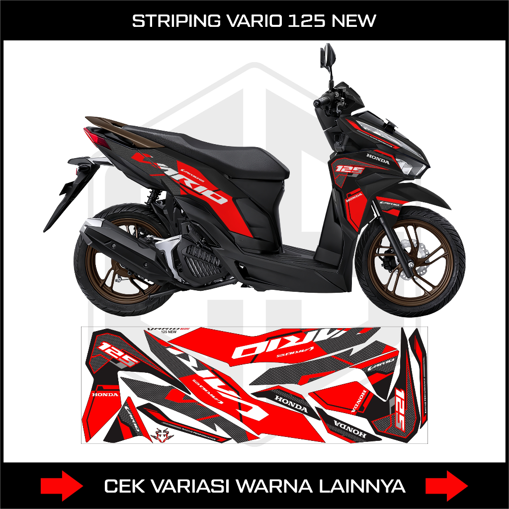 STRIPING VARIO 125 NEW / DECAL STIKER HONDA NEW VARIO 125