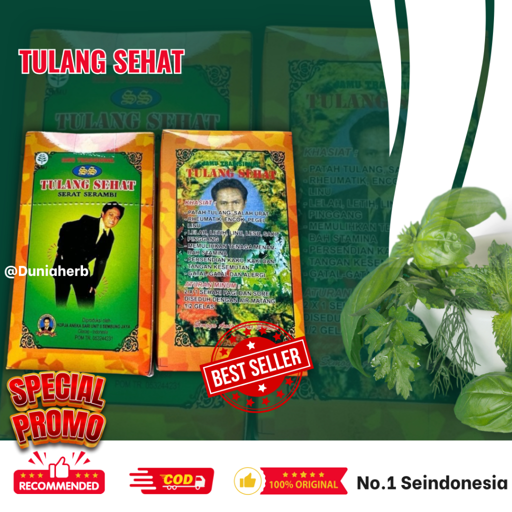 

Jamu Tulang Sehat Original 100%