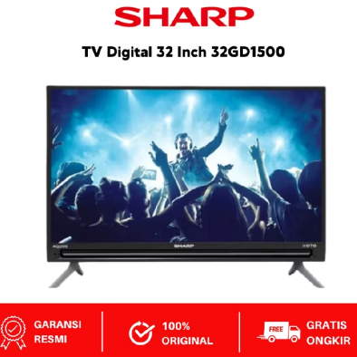 Tv Sharp Aquos 32in 2T C32GD1500I HD Dolby Audio USB Movie Original Garansi Resmi