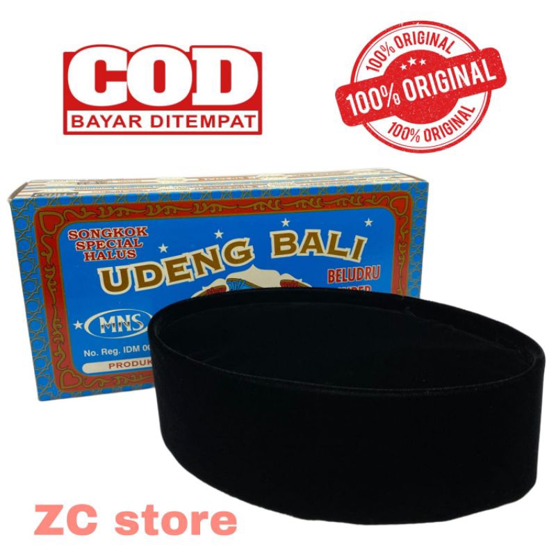 Songkok Udeng Bali Hitam Polos Tinggi 7