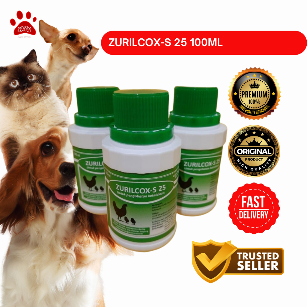 Zurilcox-S 25 100 ml - Obat Koksidiosis Ayam - Obat Koksidiosis Ternak