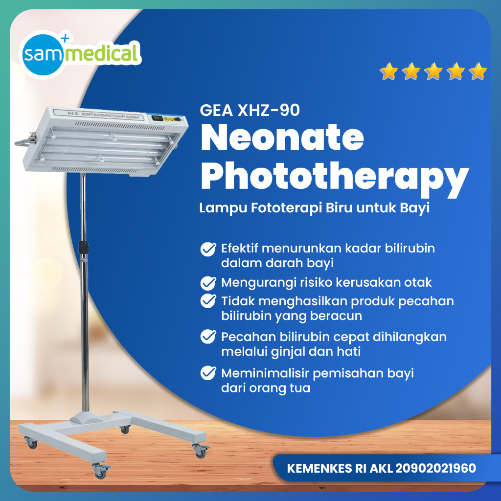 GEA Neonate Phototheraphy - XHZ 90 / Bilirubin / Lampu Blue Light / Lampu Bayi Kuning / Fototerapi