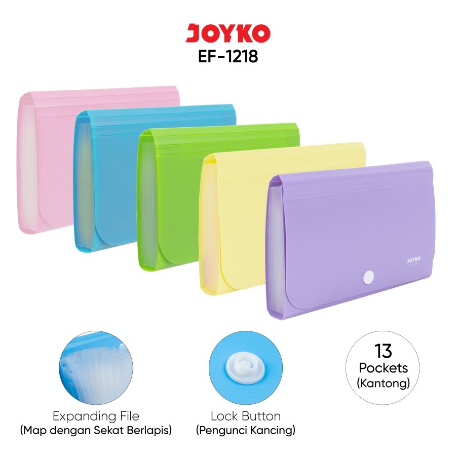 

Expanding File Map Harmonika Joyko EF-1218 Giro 13 Pockets