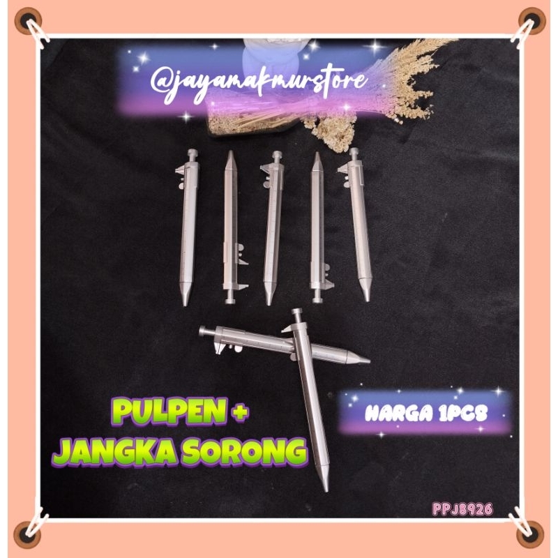 

PULPEN JANGKA SORONG / PULPEN SIGMAT / PENA JANGKA/ PENA SIGMAT VERNIER CALIPER BOLLOINT / PULPEN TULIS MISTER UKUR MULTIFUNGSI PPJ8926