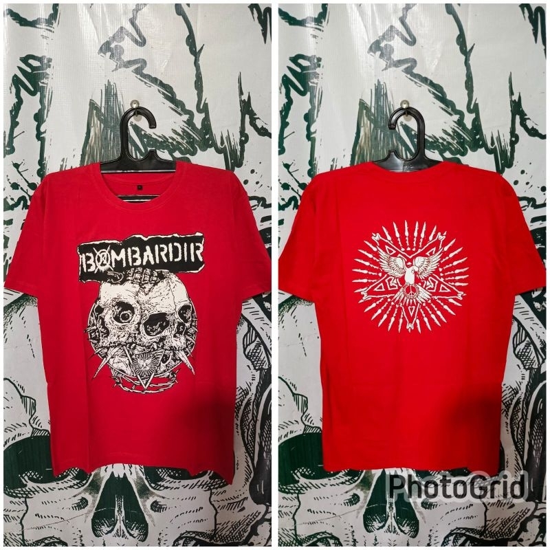 Kaos Band Punk BOMBARDIR