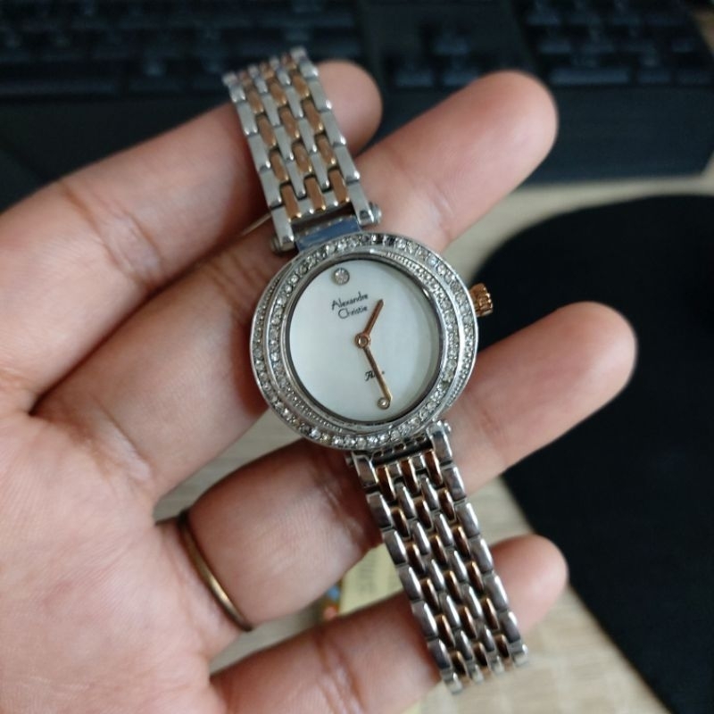 PRELOVED JAM TANGAN WANITA ALEXANDRE CHRISTIE AC2442 AC 2442 ORIGINAL SECOND