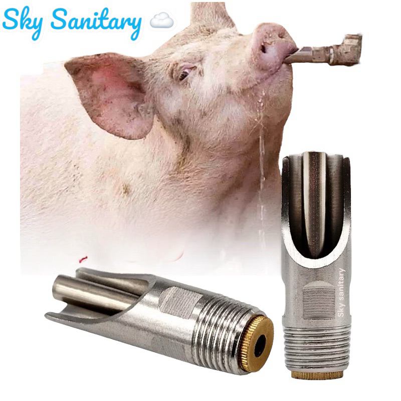 DOT MINUM TERNAK /ALAT MINUM BABI / Nipple babi/kambing (Dot babi/kambing)/ Dot Ternak