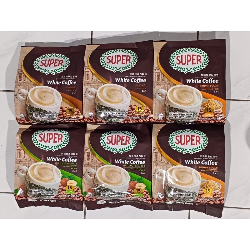 

Super White Coffe 3in1 Brown sugar ClassiC Hazelnut