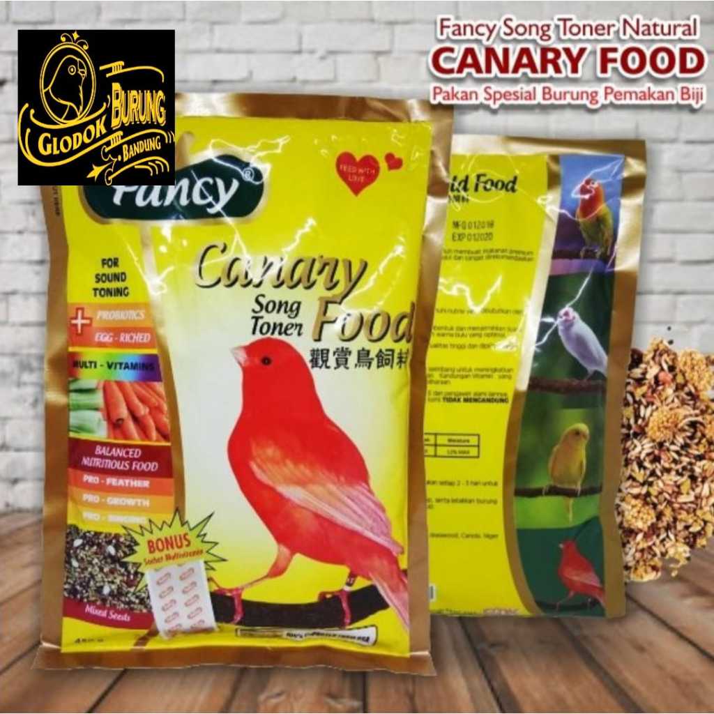 Fancy Canary Food Pakan Manakan Burung Kenari Merah