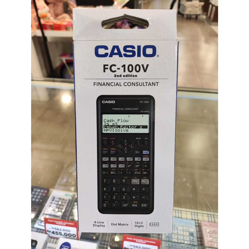 

Gramedia Tunjungan : Casio FC 100V 2nd Edition [ Model Baru ]