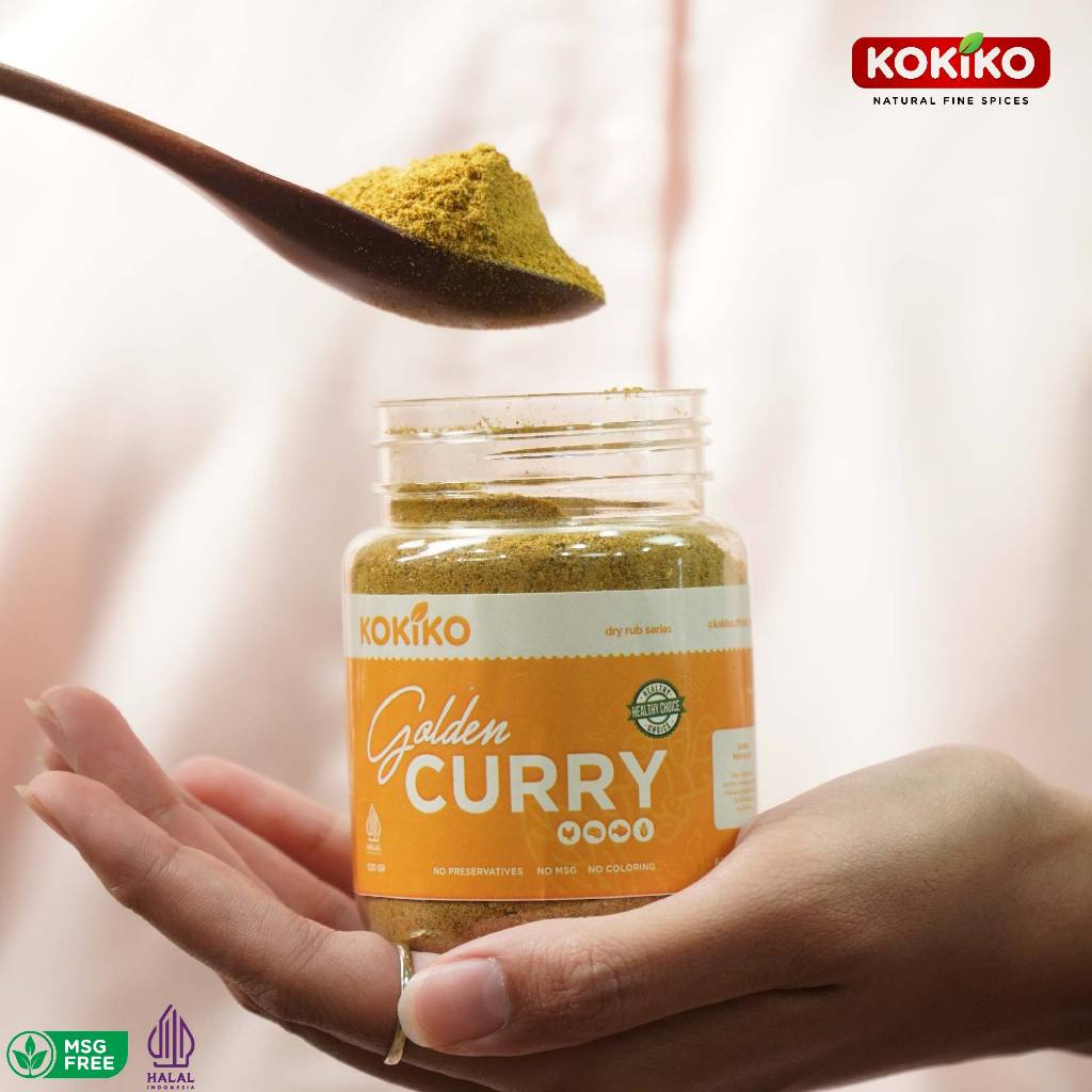 

KOKIKO Golden Curry Dry Rub Bumbu Kari Instan, Praktis & Lezat 120gram