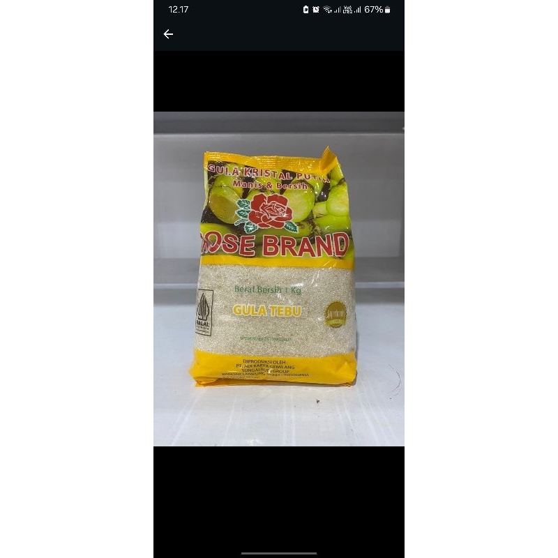 

Gula Rose brand kuning dan hijau