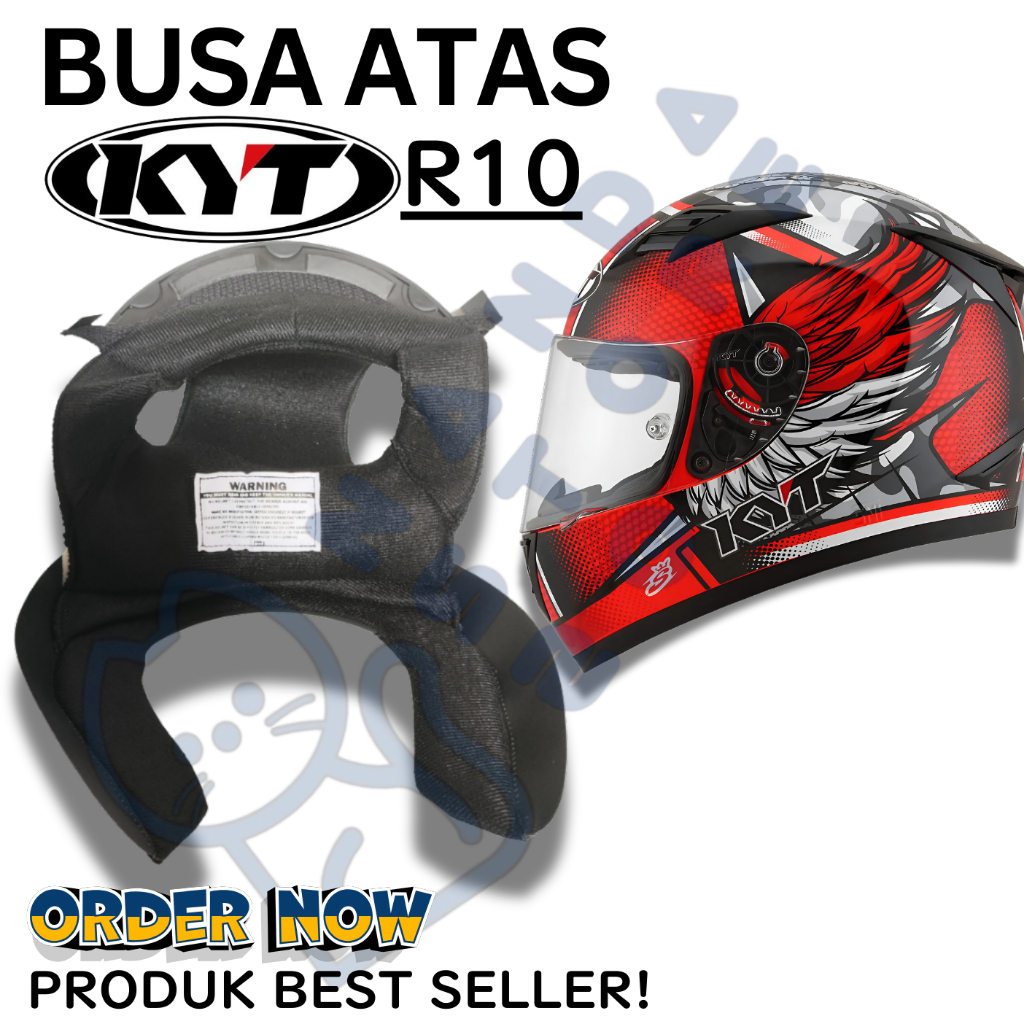 Busa Kepala helm KYT R10 | Crownpad helmet kyt R10 ALL size