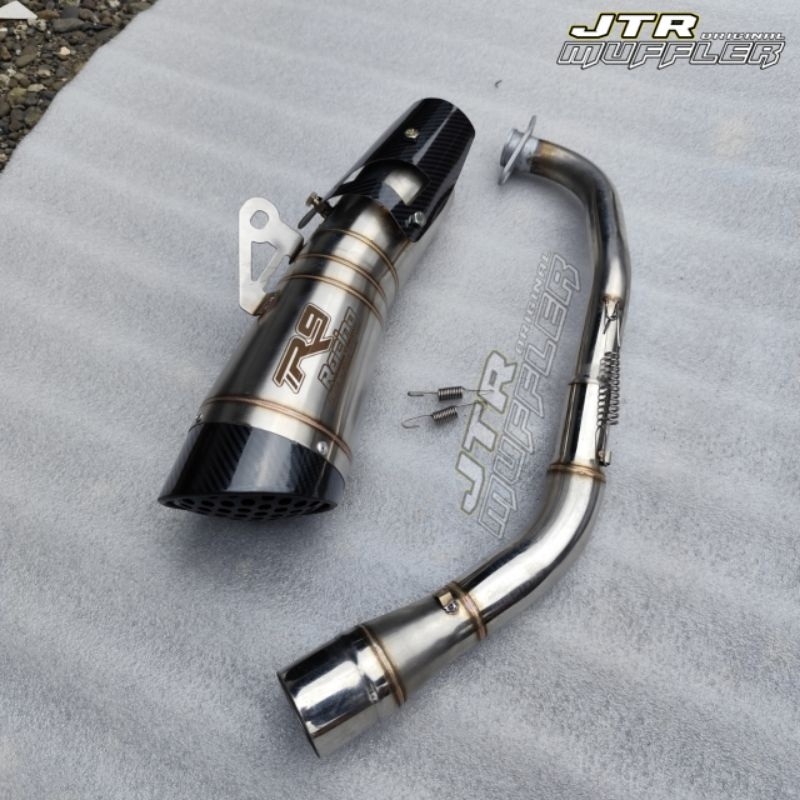 Knalpot racing R9 h2 ss Pcx 150 160 Vario 160 Nmax Aerox lexi Adv Vario 125/150