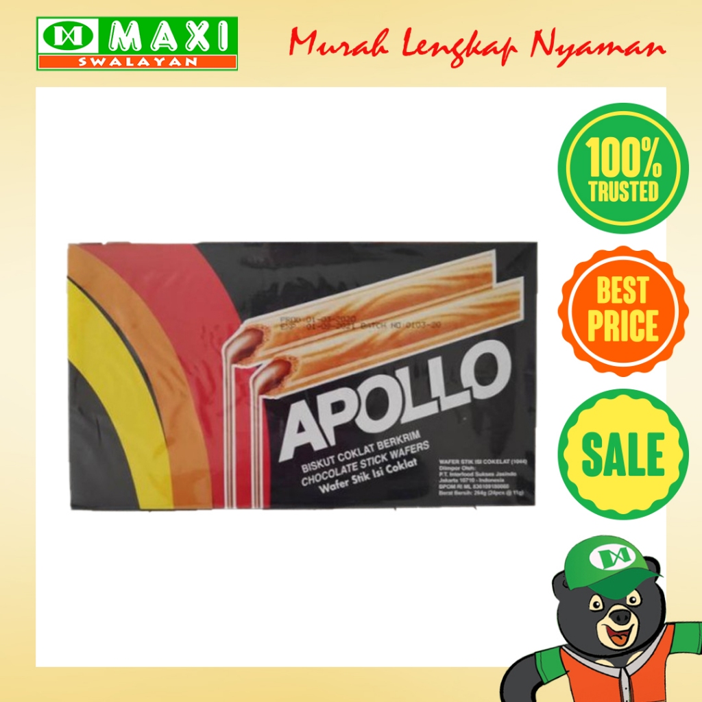 

Apollo Water Stik Isi Coklat 264gr