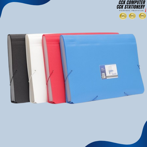 

Bantex EXPANDING FILE Folio/ Pockets sekat 12 - 3601-09 warna menarik