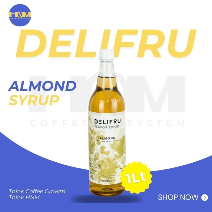 

Sirup Delifru Almond 1L | Delifru Syrup Almond 1L