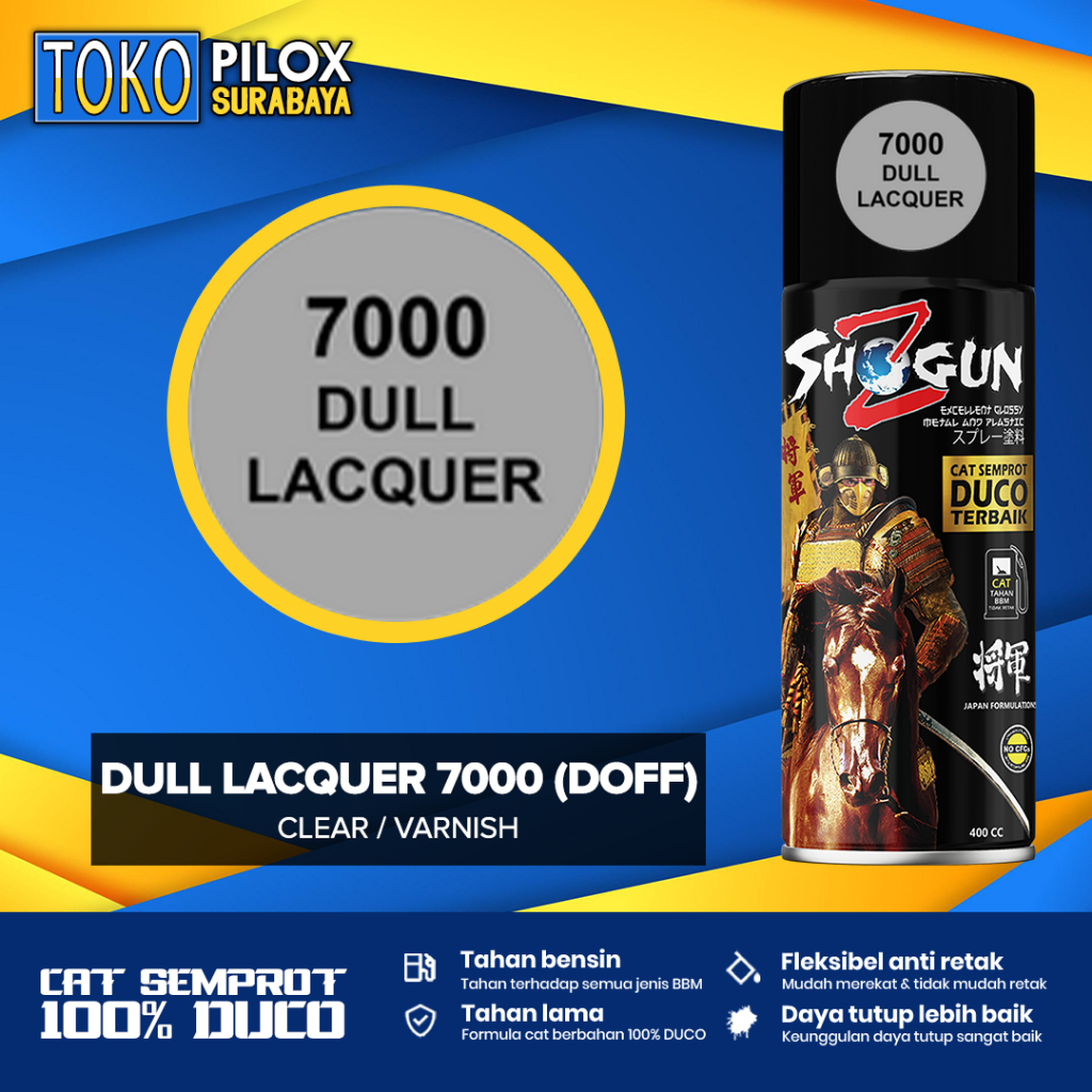Cat Semprot Duco Clear Doff/Matte - Shogun Z Duco Dull Lacquer 7000 - Cat Otomotif/Aksesoris