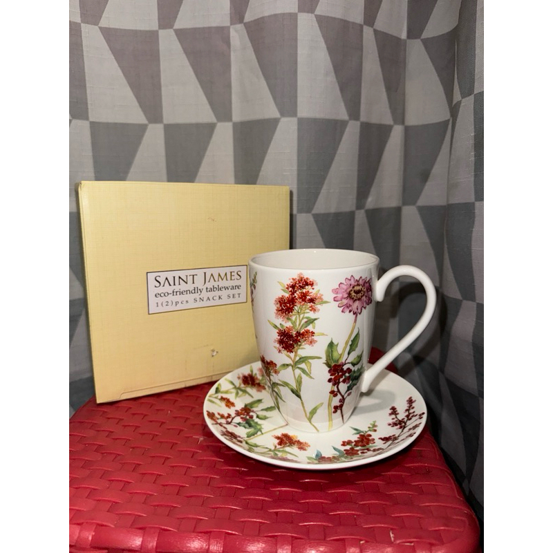Saint James Mug and Saucer Winter edition