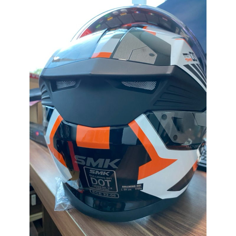 Helm Fulface Modular SMK tipe Gullwing Tekker GL217