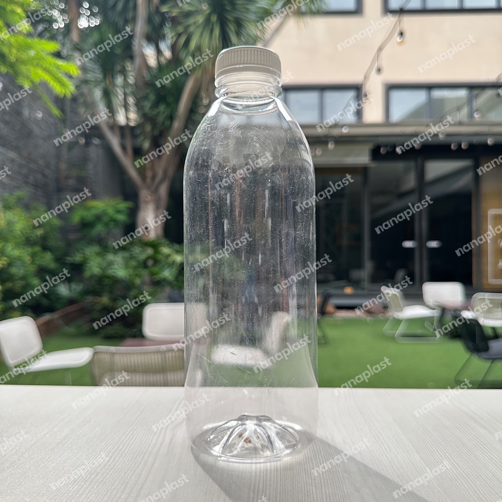 (Ekspedisi) Botol Kale 1 Liter / 1000ml - Botol Plastik PET 1 L Tebal