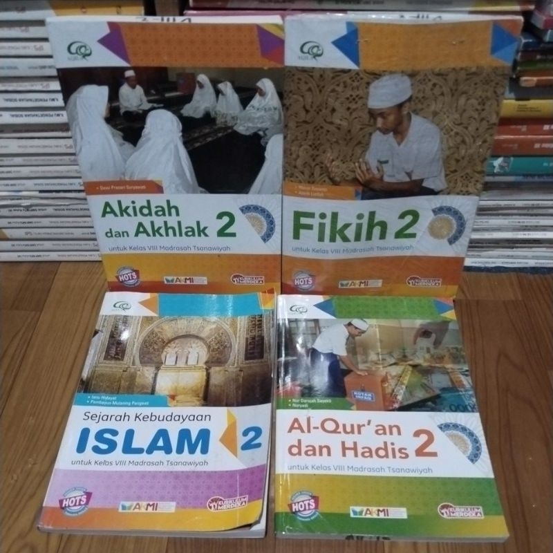 Aqila Kelas 8 MTs Kurikulum Merdeka akidah dan akhlak,Fikih,Sejarah Kebudayaan Islam,Alquran dan had