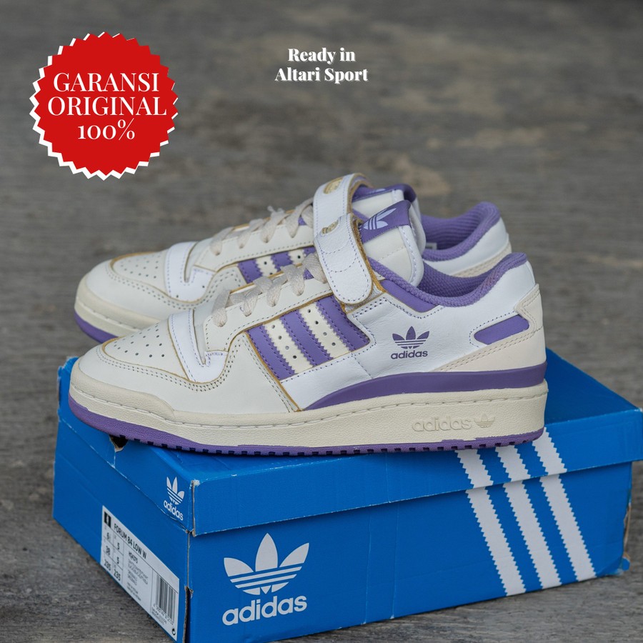 Sepatu sneakers wanita ADIDAS FORUM 84 LOW original asli bnib HQ4375