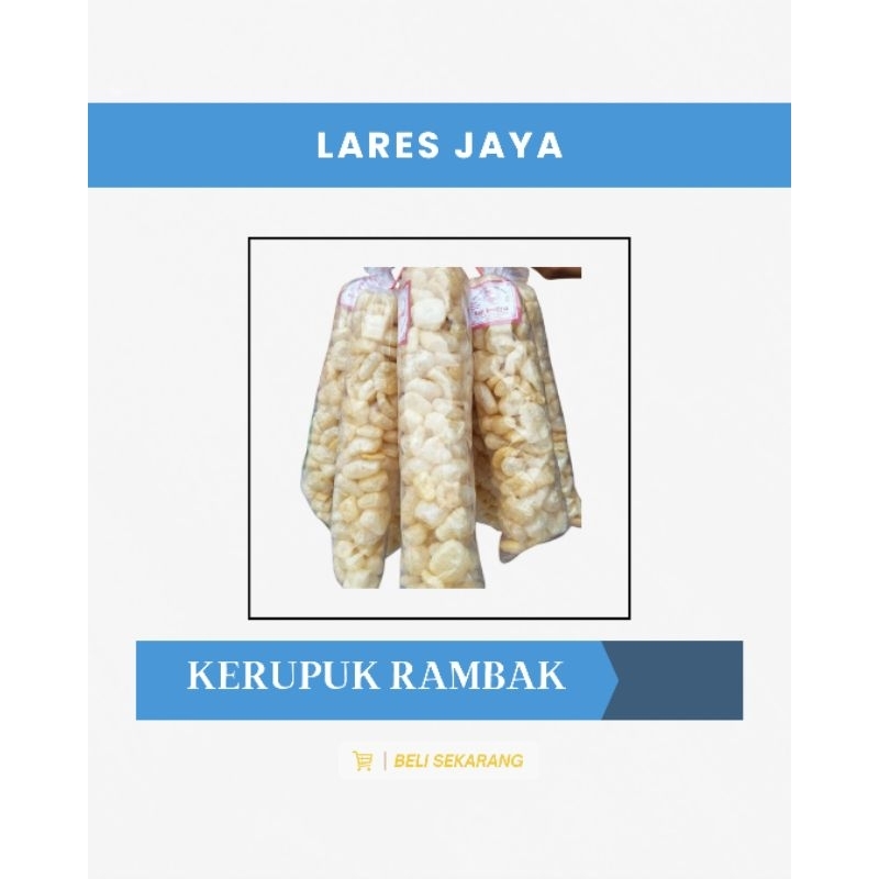 

Kerupuk rambak asli kemasan guling dijamin enak original