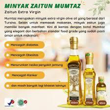 

Minyak Zaitun Mumtaz 175ml Original CV,Syifa Herbal Alami