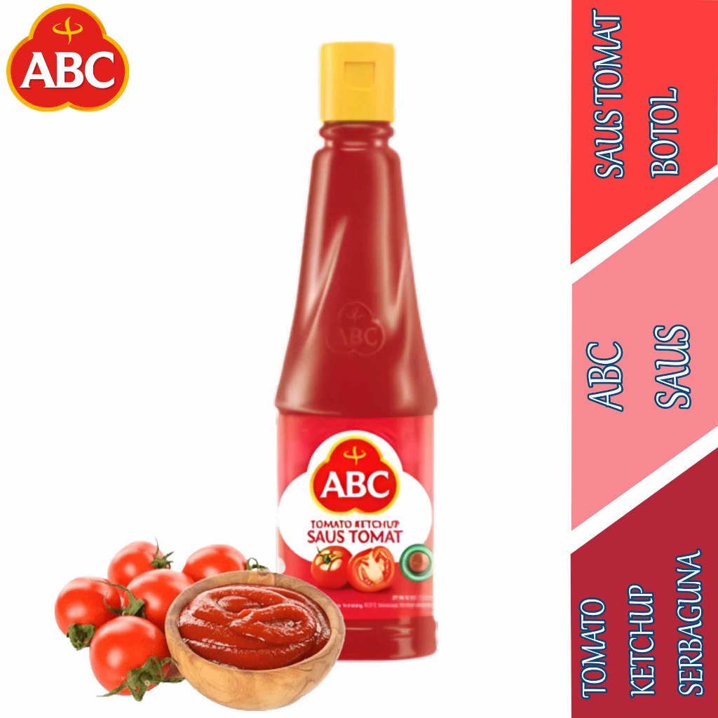 

Tomato Ketchup - ABC Sauce - Saus Tomat Kemasan Botol - 275ml