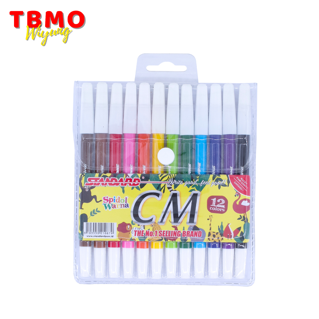 

Child Marker 12 Warna / Spidol Warna Kecil Standard