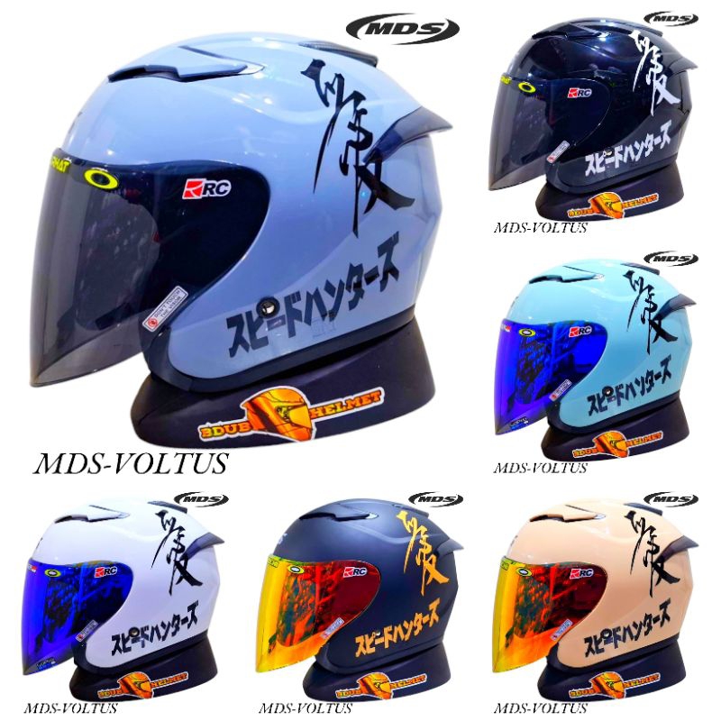 Helm MDS Voltus Kenji paket ganteng 100% original MDS