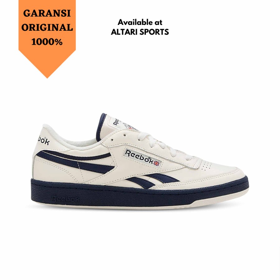 SEPATU SNEAKERS PRIA REEBOK CLUB C REVENGE VINTAGE 100074483 ORIGINAL ASLI BNIB