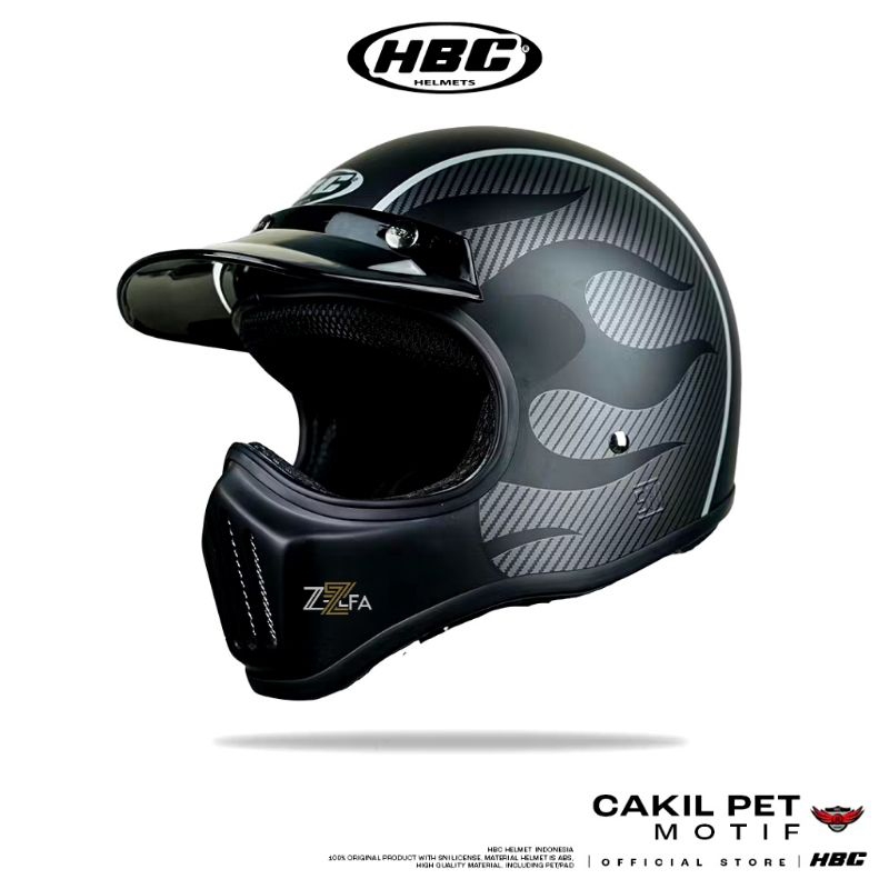 Helm HBC Cakil Helmet Motif Sport Touring Original