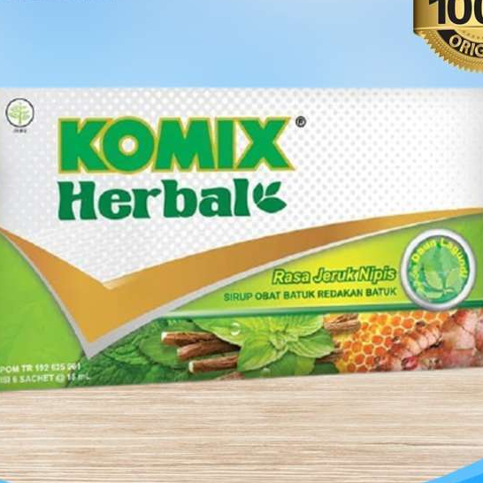 KOMIX HERBAL JERUK NIPIS ( 1 BOX = 6 SACHET )