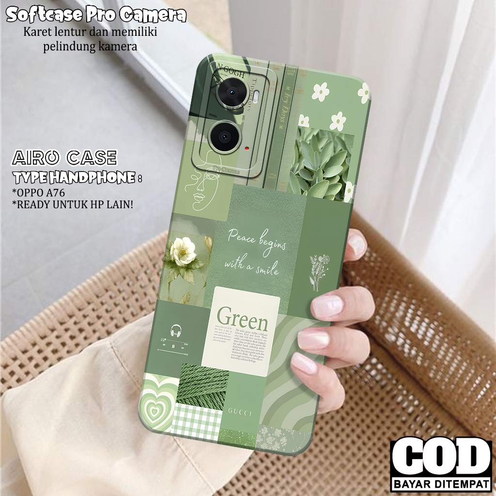 Case Oppo A76 - Softcase Oppo A76 - Fashion Case AESTHETIC - Casing Oppo A76 - Softcase Pro Camera -